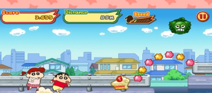 蜡笔小新春日宴跑酷游戏截图1