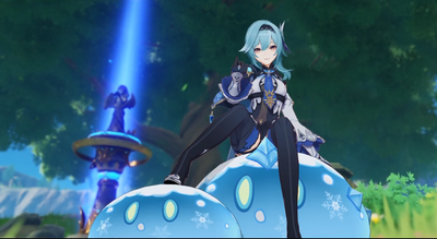 优菈大战史莱姆游戏截图1