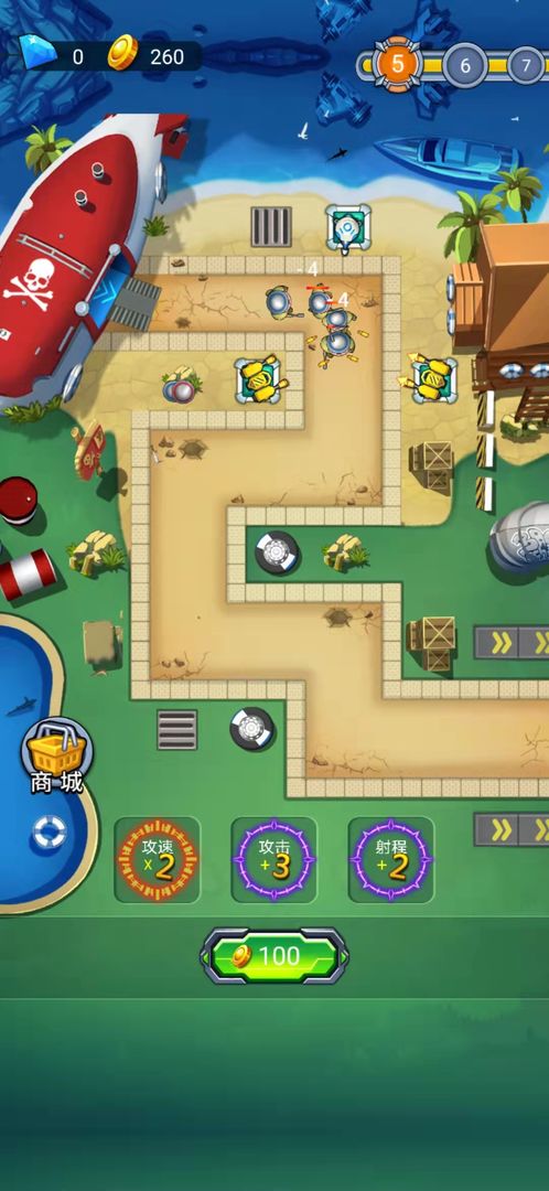 塔防海岸线手游游戏截图2