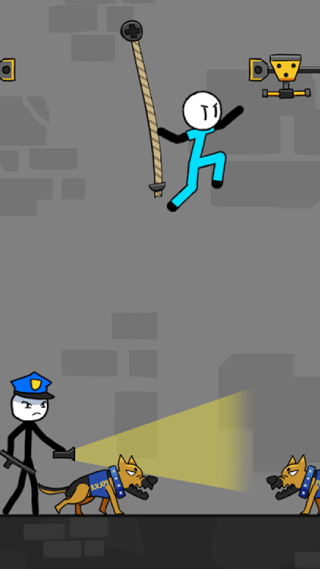 火柴人逃脱监狱游戏截图3