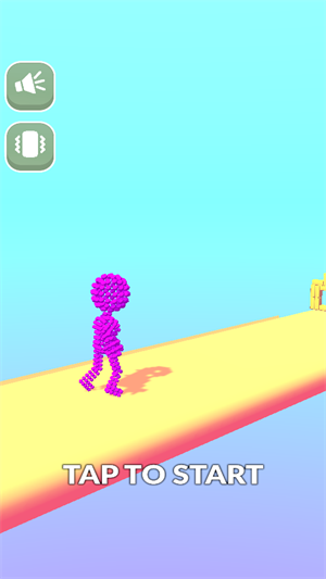 像素碰撞跑酷游戏截图1