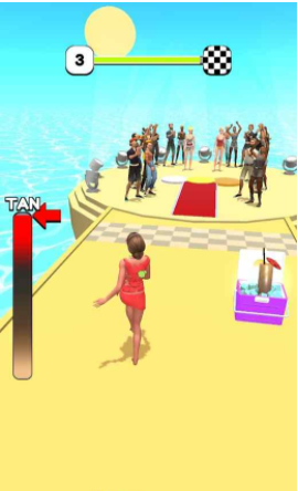 沙滩女神酷走游戏截图2