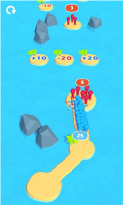 沙滩占领竞赛游戏截图1