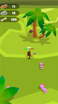 欢乐砍恐龙游戏截图1