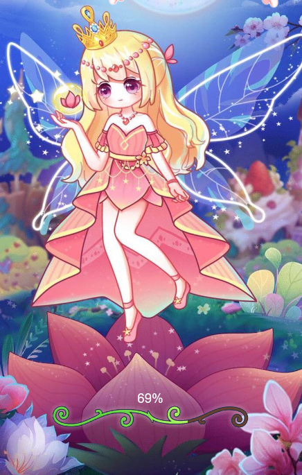 花仙子天使公主换装游戏截图1