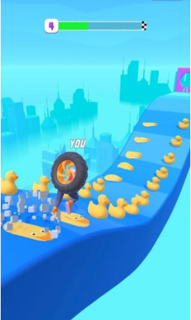 轮胎人赛跑-游戏截图2