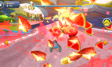 愤怒的小鸟卡丁车游戏截图3