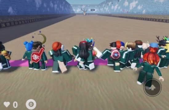 鱿鱼游戏玻璃桥游戏截图1