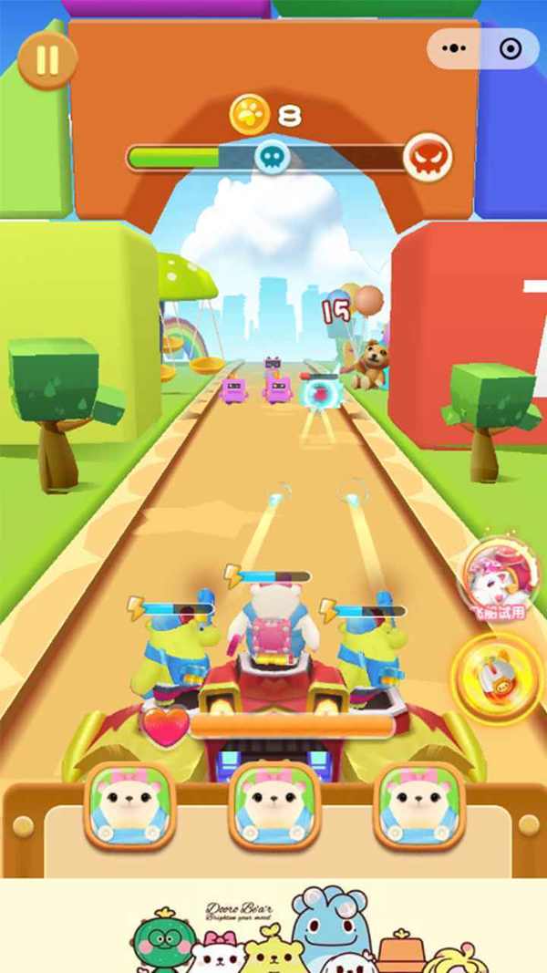 萌芽熊大作战红包版游戏截图1