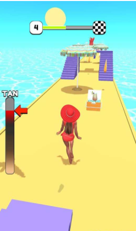 沙滩女神酷走游戏截图3