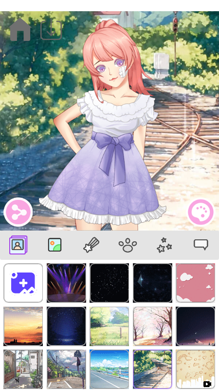 洛丽塔女孩换装游戏截图3