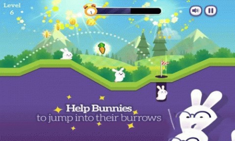 兔兔高尔夫无限金币破解版游戏截图2