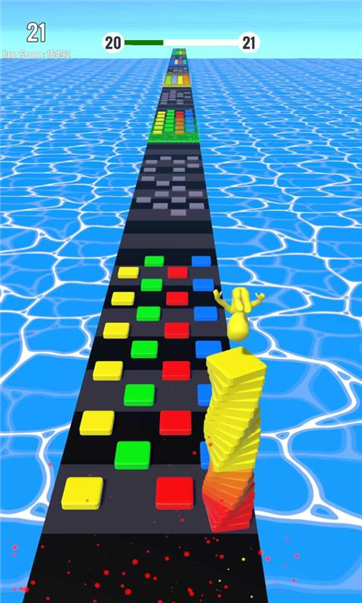 彩色堆栈冲浪者游戏截图1