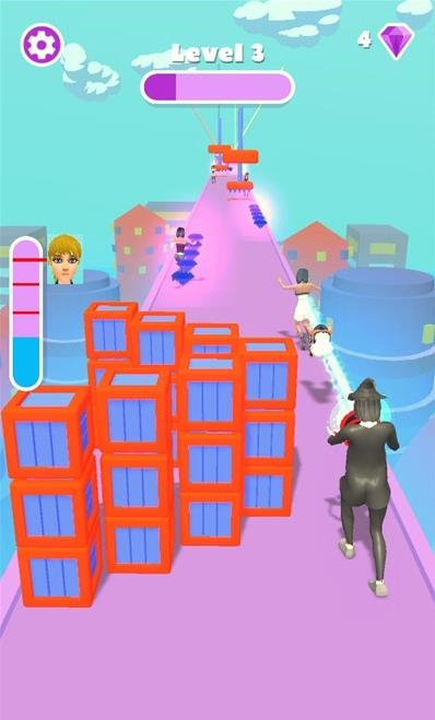 巫女少年赛跑者游戏截图1