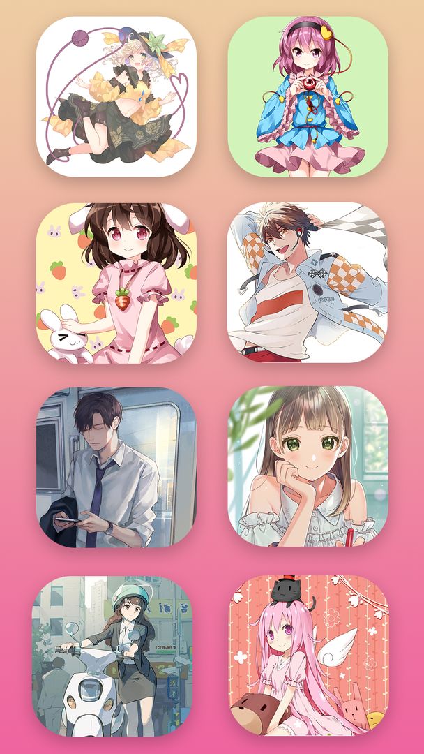 二次元填色书游戏截图1