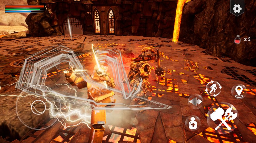 奥龙庭院白侍ios版游戏截图1