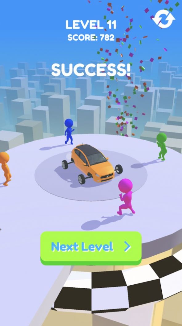 变形卡车特技游戏截图1