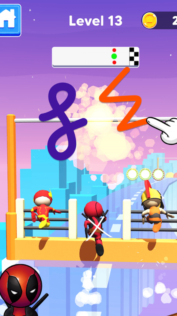 画条路快跑游戏截图1