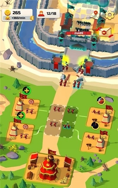 空闲战争营地游戏截图2