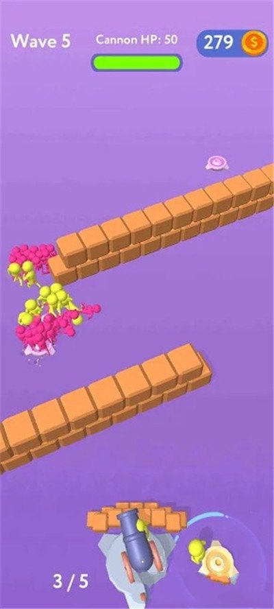 火柴人加农炮游戏截图1