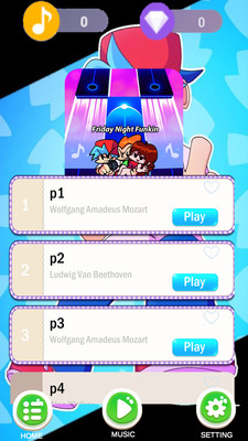 周五夜放克钢琴块游戏截图3