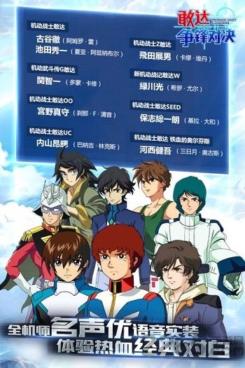 敢达争锋对决九游版游戏截图3