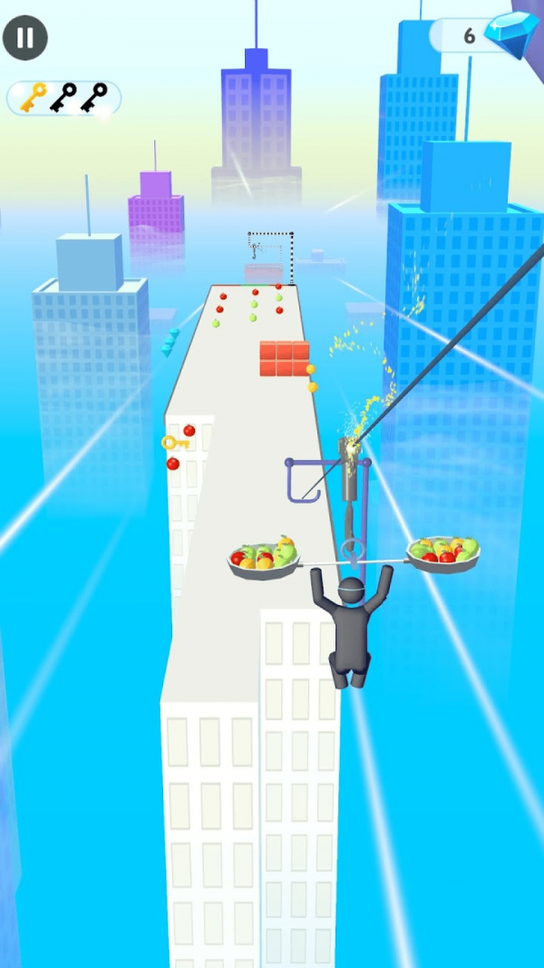 平衡木跑酷-游戏截图1