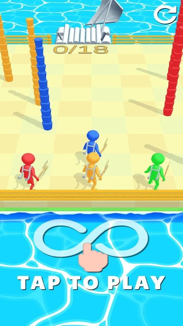 小人造木筏游戏截图3