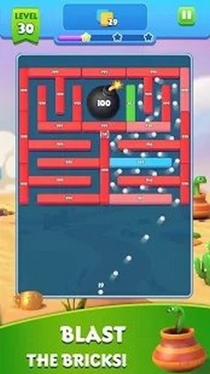 积木砖球爆炸游戏截图3