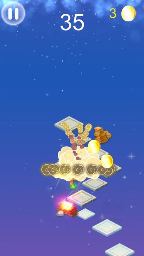 指尖跳一跳精灵冲刺游戏截图2