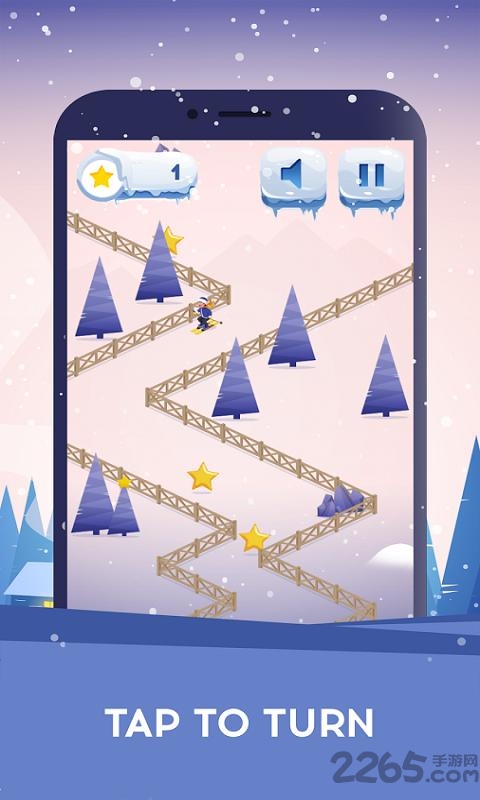 折线滑雪游戏游戏截图1