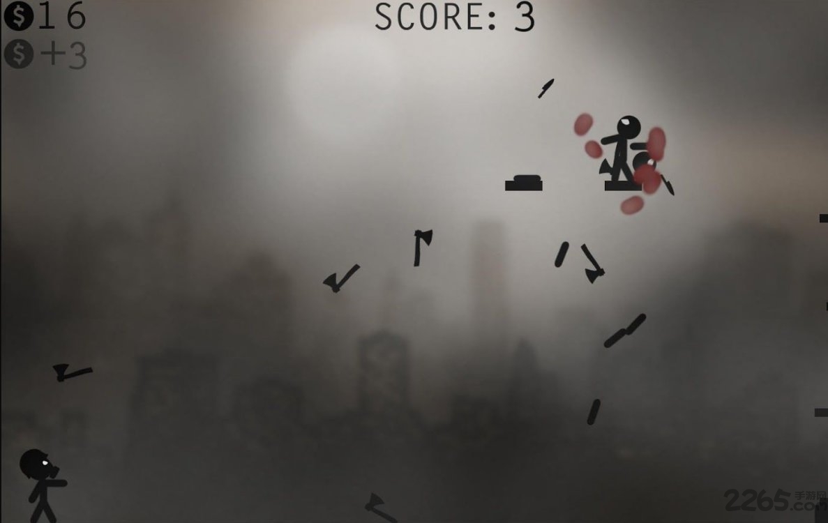 火柴人飞刀攻击游戏游戏截图2